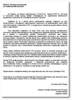 Komunikat 20200427